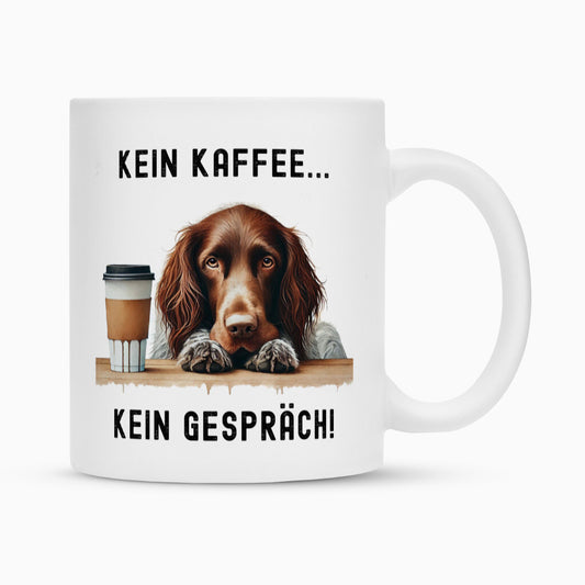 Tasse "Deutsch Langhaar- Kein Kaffee..." Weiß – hunde-shirt.de