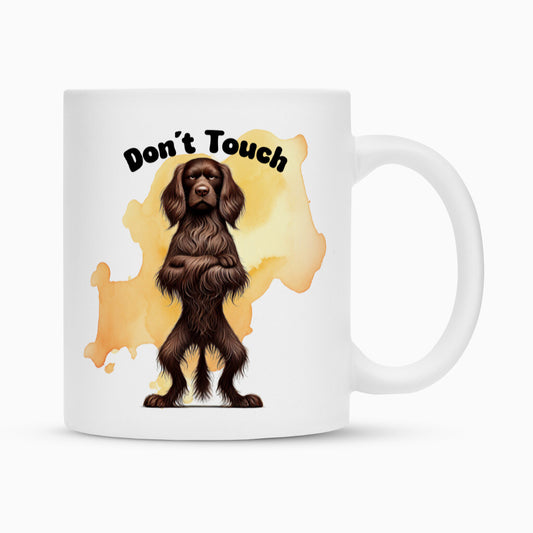 Tasse "Deutsch Langhaar- Don´t touch" Weiß – hunde-shirt.de