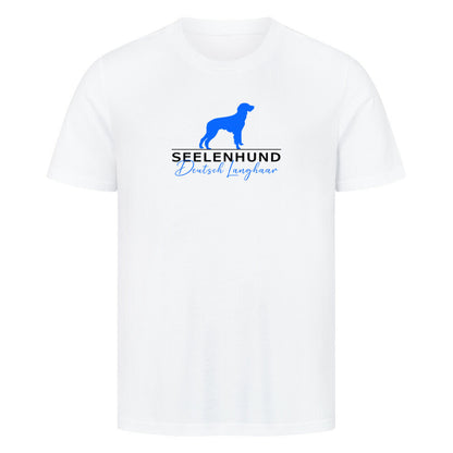 Premium T-Shirt "Deutsch Langhaar- Seelenhund" Weiß – hunde-shirt.de