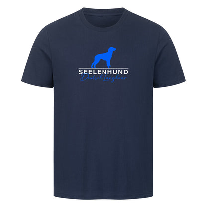 Premium T-Shirt "Deutsch Langhaar- Seelenhund" French Navy – hunde-shirt.de