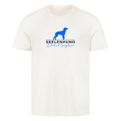 Premium T-Shirt "Deutsch Langhaar- Seelenhund" Natural Raw – hunde-shirt.de