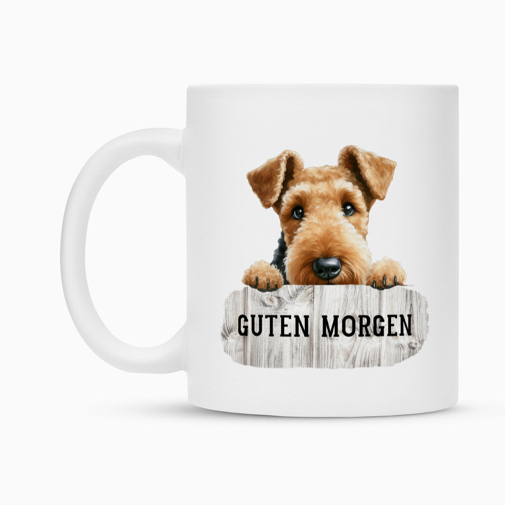 Tasse "Airedale Terrier - Guten Morgen" – hunde-shirt.de