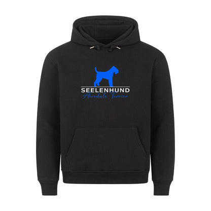 Premium Hoodie "Airedale Terrier - Seelenhund" Schwarz – hunde-shirt.de