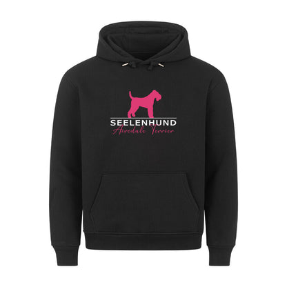 Premium Hoodie "Airedale Terrier - Seelenhund" Schwarz – hunde-shirt.de