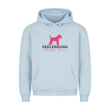 Premium Hoodie "Airedale Terrier - Seelenhund" Babyblau – hunde-shirt.de