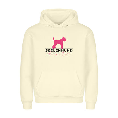 Premium Hoodie "Airedale Terrier - Seelenhund" Beige – hunde-shirt.de