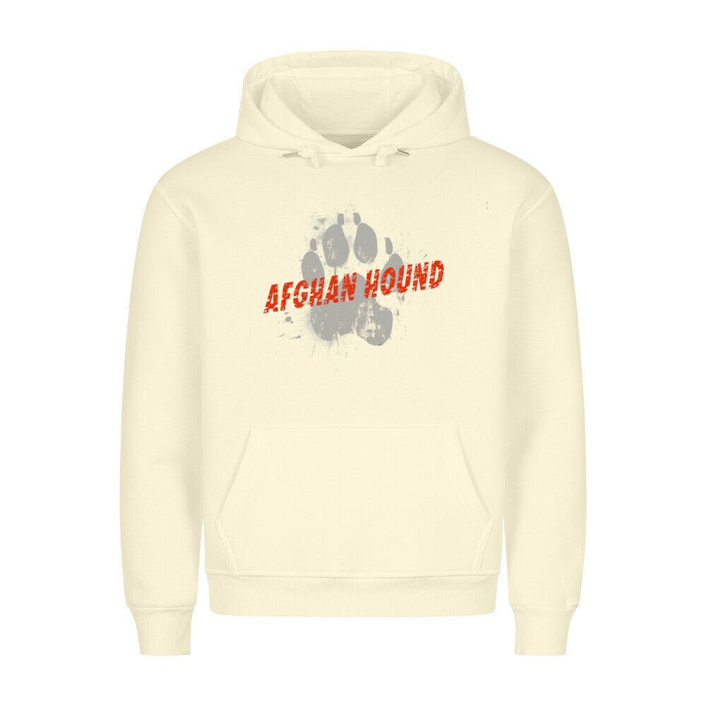 Premium Hoodie "Afghanischer Windhund - PAW" Beige – hunde-shirt.de