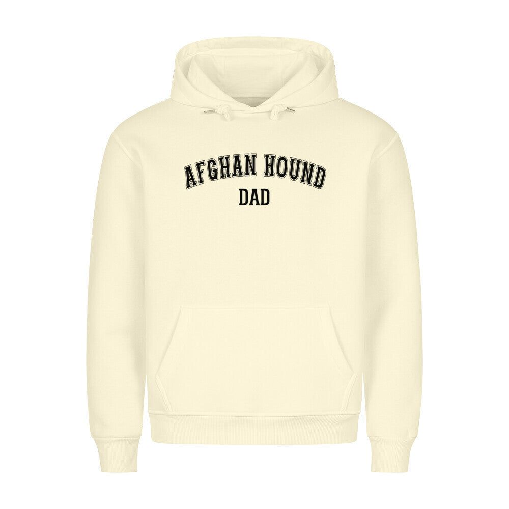 Premium Hoodie "Afghanischer Windhund - DAD" Beige – hunde-shirt.de