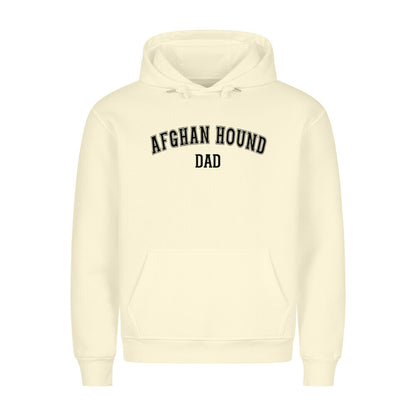 Premium Hoodie "Afghanischer Windhund - DAD" Beige – hunde-shirt.de