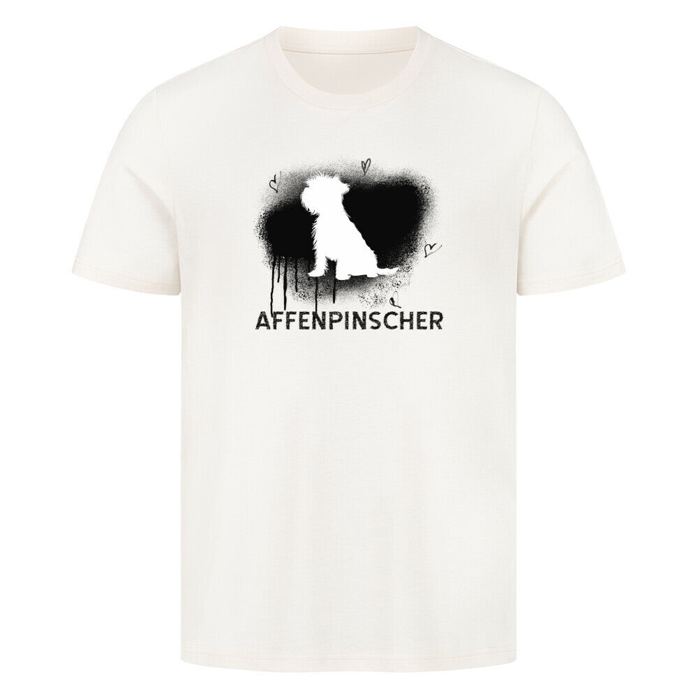 Premium T-Shirt "Affenpinscher - Brush" Natural Raw – hunde-shirt.de