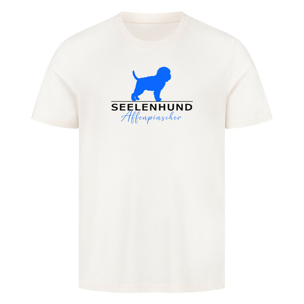 Premium T-Shirt "Affenpinscher - Seelenhund" Natural Raw – hunde-shirt.de