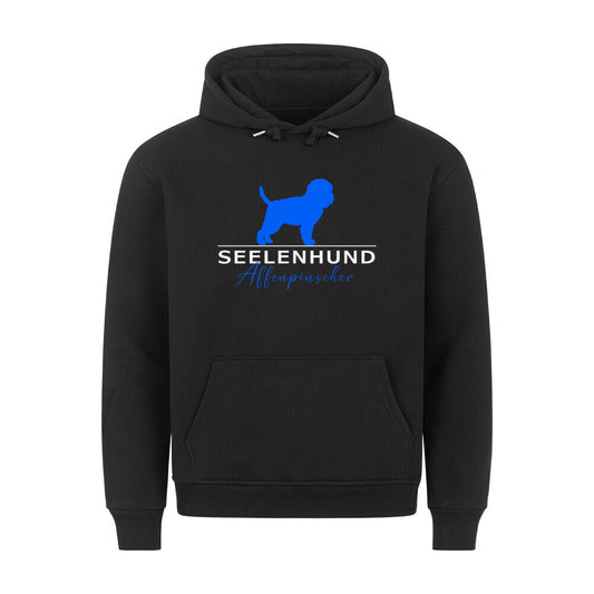 Premium Hoodie "Affenpinscher - Seelenhund" Schwarz – hunde-shirt.de