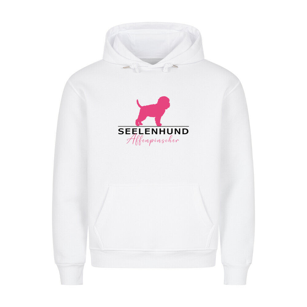 Premium Hoodie "Affenpinscher - Seelenhund" Weiß – hunde-shirt.de