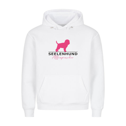 Premium Hoodie "Affenpinscher - Seelenhund" Weiß – hunde-shirt.de