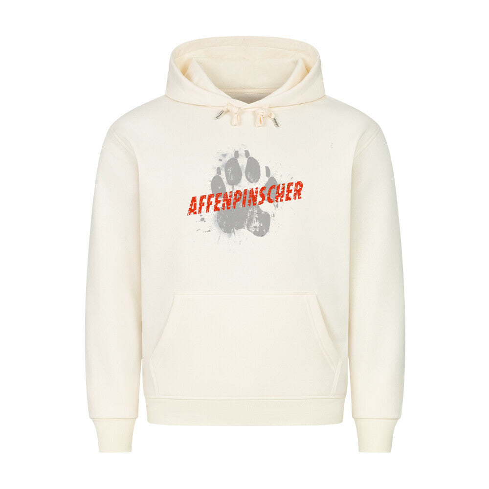 Premium Hoodie "Affenpinscher - PAW" Beige – hunde-shirt.de