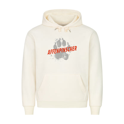 Premium Hoodie "Affenpinscher - PAW" Beige – hunde-shirt.de