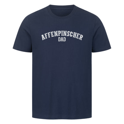 Premium T-Shirt "Affenpinscher - DAD" French Navy – hunde-shirt.de