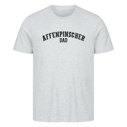 Premium T-Shirt "Affenpinscher - DAD" Heather Grey – hunde-shirt.de