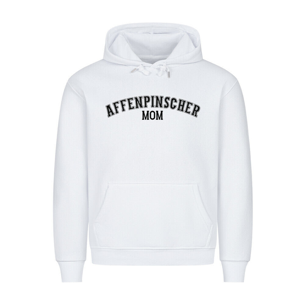 Premium Hoodie "Affenpinscher - MOM" Weiß – hunde-shirt.de