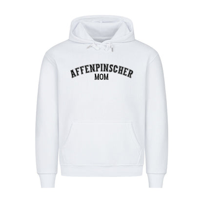 Premium Hoodie "Affenpinscher - MOM" Weiß – hunde-shirt.de