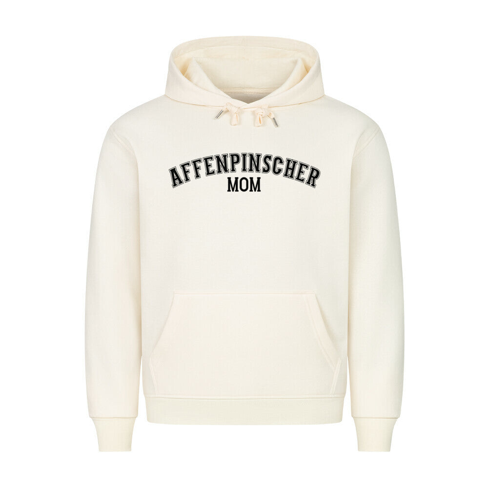 Premium Hoodie "Affenpinscher - MOM" Beige – hunde-shirt.de