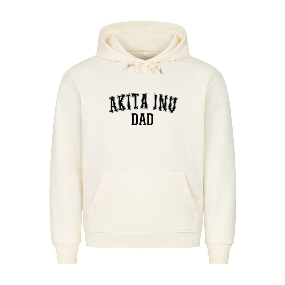 Premium Hoodie "Akita Inu - DAD" Beige – hunde-shirt.de