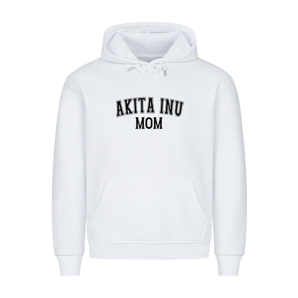 Premium Hoodie "Akita Inu - MOM" Weiß – hunde-shirt.de