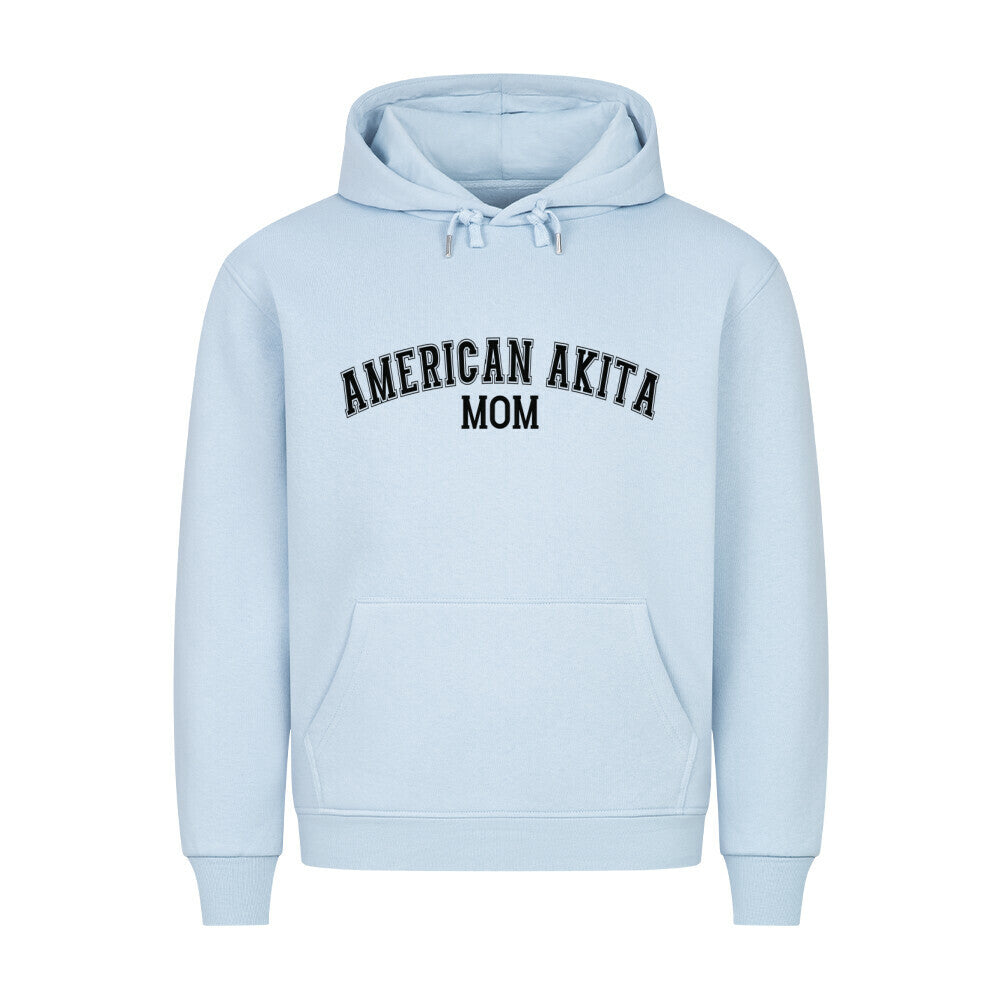 Premium Hoodie "American Akita - MOM" Babyblau – hunde-shirt.de