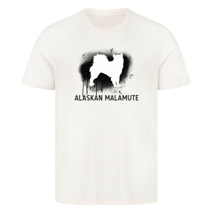 Premium T-Shirt "Alaskan Malamute - Brush" Natural Raw – hunde-shirt.de