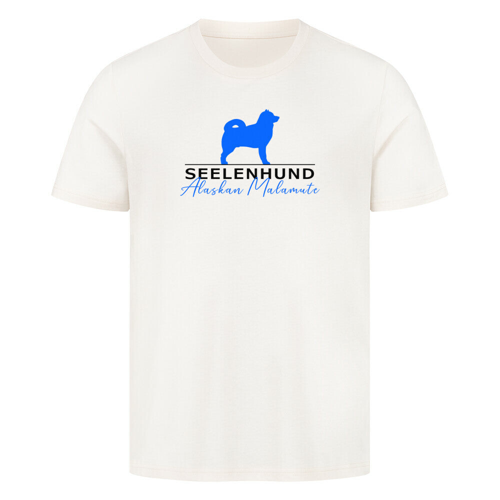 Premium T-Shirt "Alaskan Malamute - Seelenhund" Natural Raw – hunde-shirt.de