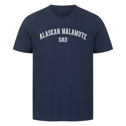 Premium T-Shirt "Alaskan Malamute - DAD" French Navy – hunde-shirt.de