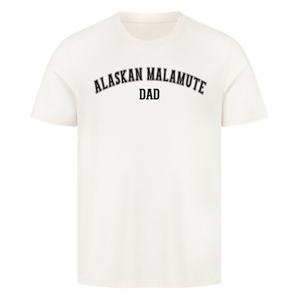 Premium T-Shirt "Alaskan Malamute - DAD" Natural Raw – hunde-shirt.de