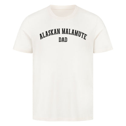 Premium T-Shirt "Alaskan Malamute - DAD" Natural Raw – hunde-shirt.de