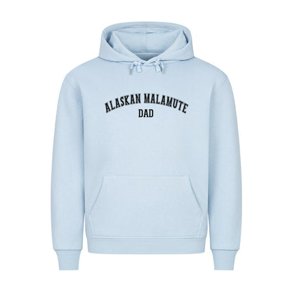 Premium Hoodie "Alaskan Malamute - DAD" Babyblau – hunde-shirt.de