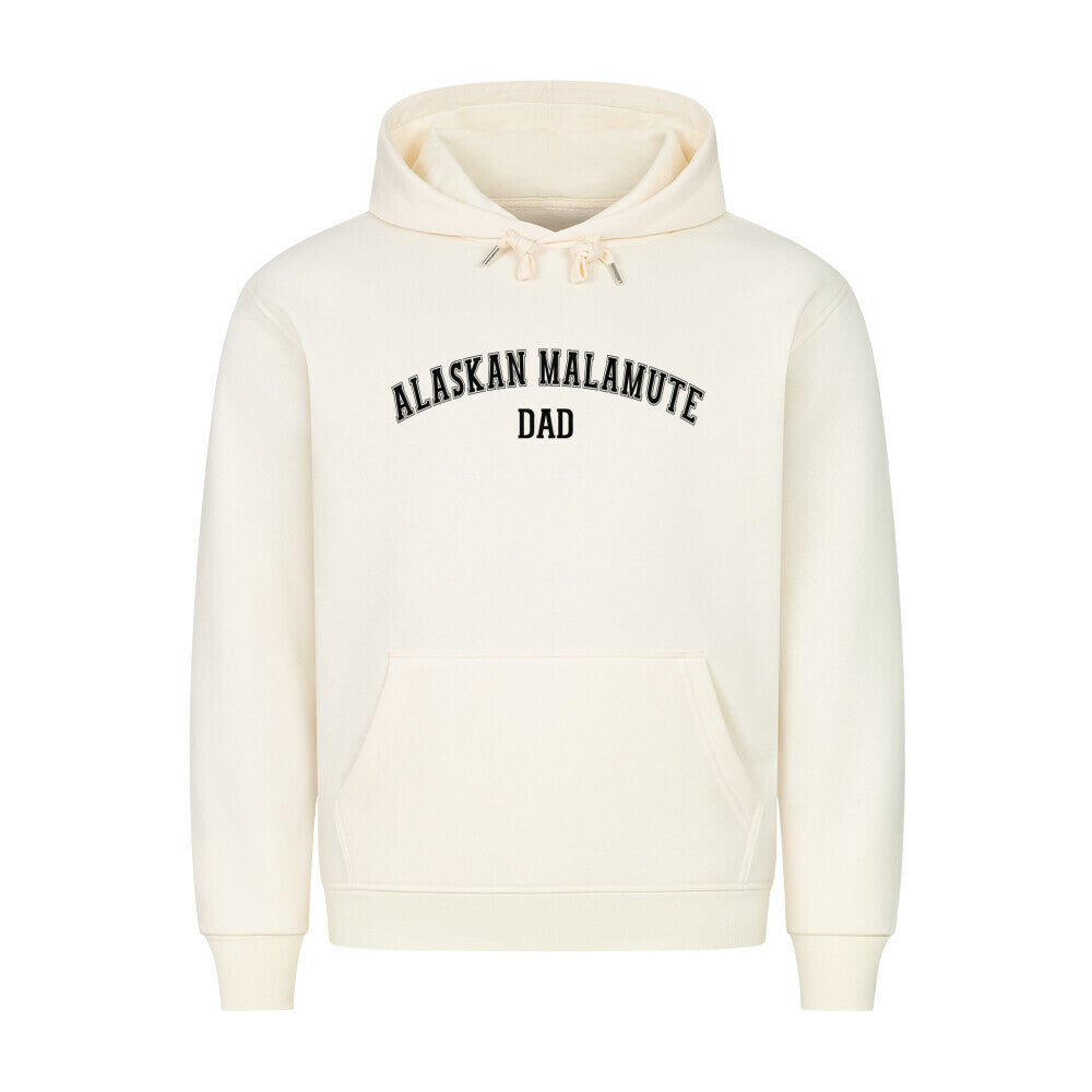 Premium Hoodie "Alaskan Malamute - DAD" Beige – hunde-shirt.de