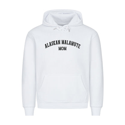 Premium Hoodie "Alaskan Malamute - MOM" Weiß – hunde-shirt.de