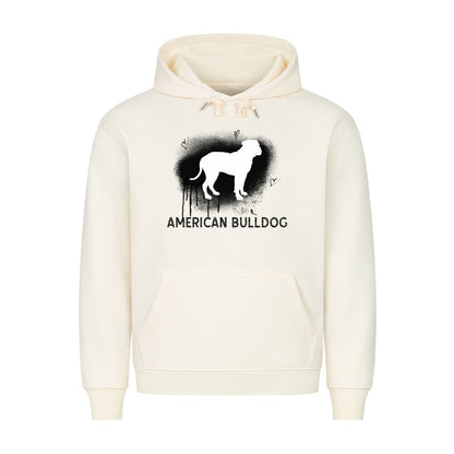 Premium Hoodie "American Bulldog - Brush" Beige – hunde-shirt.de