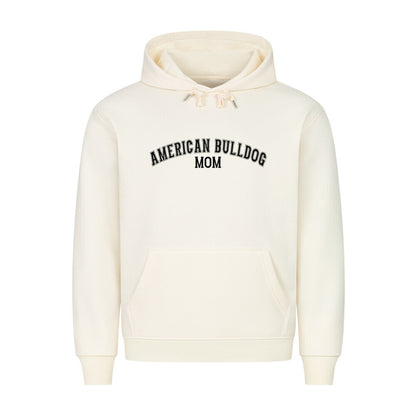 Premium Hoodie "American Bulldog - MOM" Beige – hunde-shirt.de