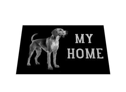 Fußmatte "American Foxhound - My Home" – hunde-shirt.de