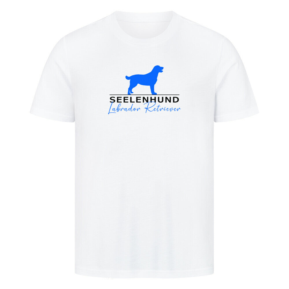 Premium T-Shirt "Labrador Retriever - Seelenhund" Weiß – hunde-shirt.de