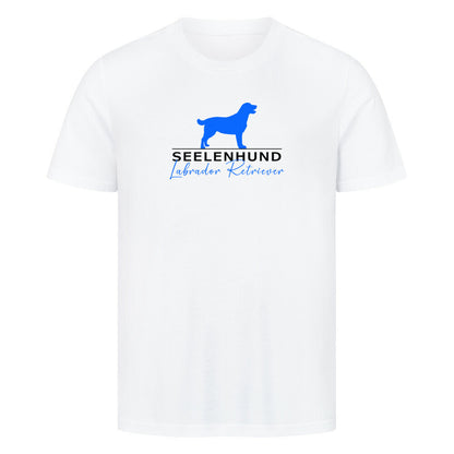 Premium T-Shirt "Labrador Retriever - Seelenhund" Weiß – hunde-shirt.de