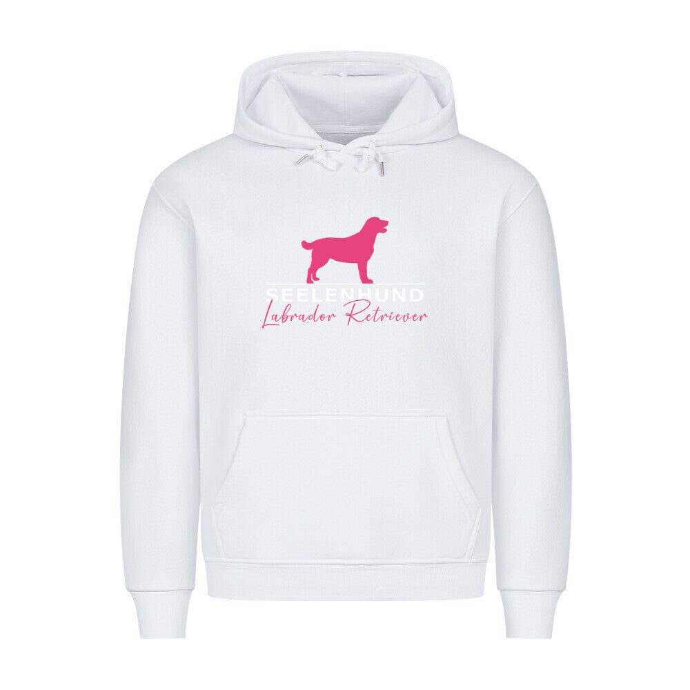 Premium Hoodie "Labrador Retriever - Seelenhund" Weiß – hunde-shirt.de