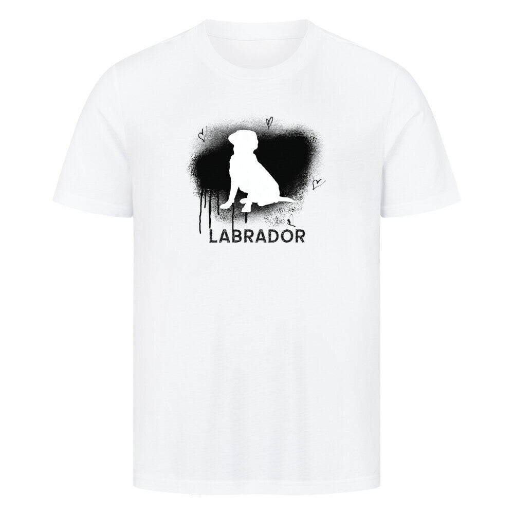 Premium T-Shirt "Labrador Retriever - Brush" Weiß – hunde-shirt.de