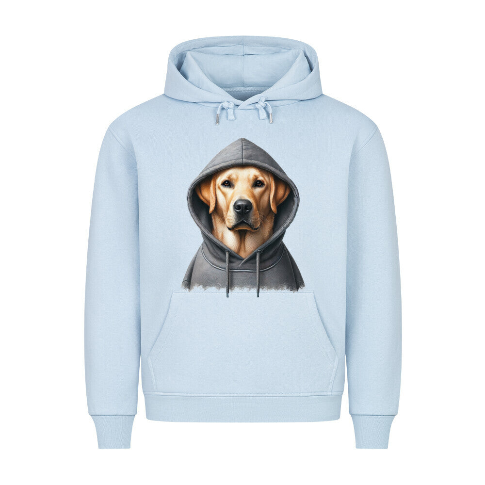 Premium Hoodie "Labrador Retriever - Hooded I" Babyblau – hunde-shirt.de