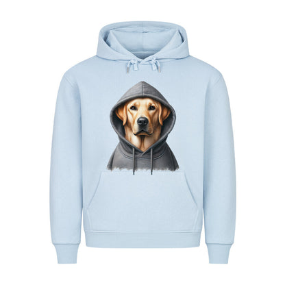 Premium Hoodie "Labrador Retriever - Hooded I" Babyblau – hunde-shirt.de