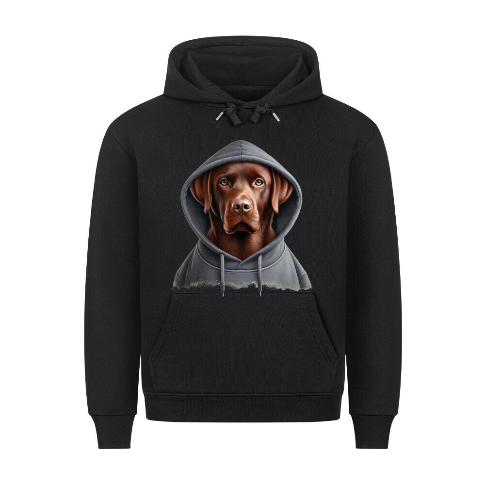 Premium Hoodie "Labrador Retriever - Hooded II" Schwarz – hunde-shirt.de