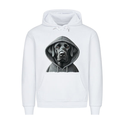 Premium Hoodie "Labrador Retriever - Hooded III" Weiß – hunde-shirt.de