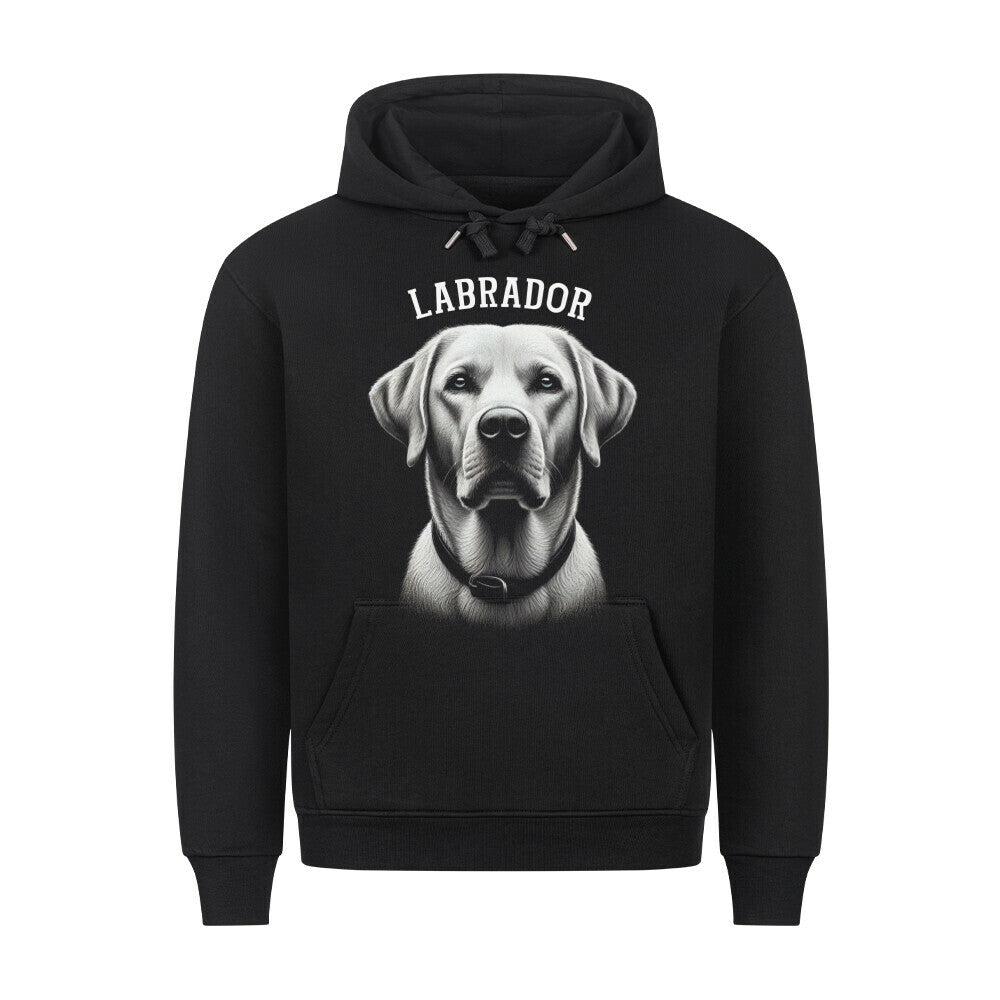 Premium Hoodie "Labrador Retriever - Pure" Schwarz – hunde-shirt.de