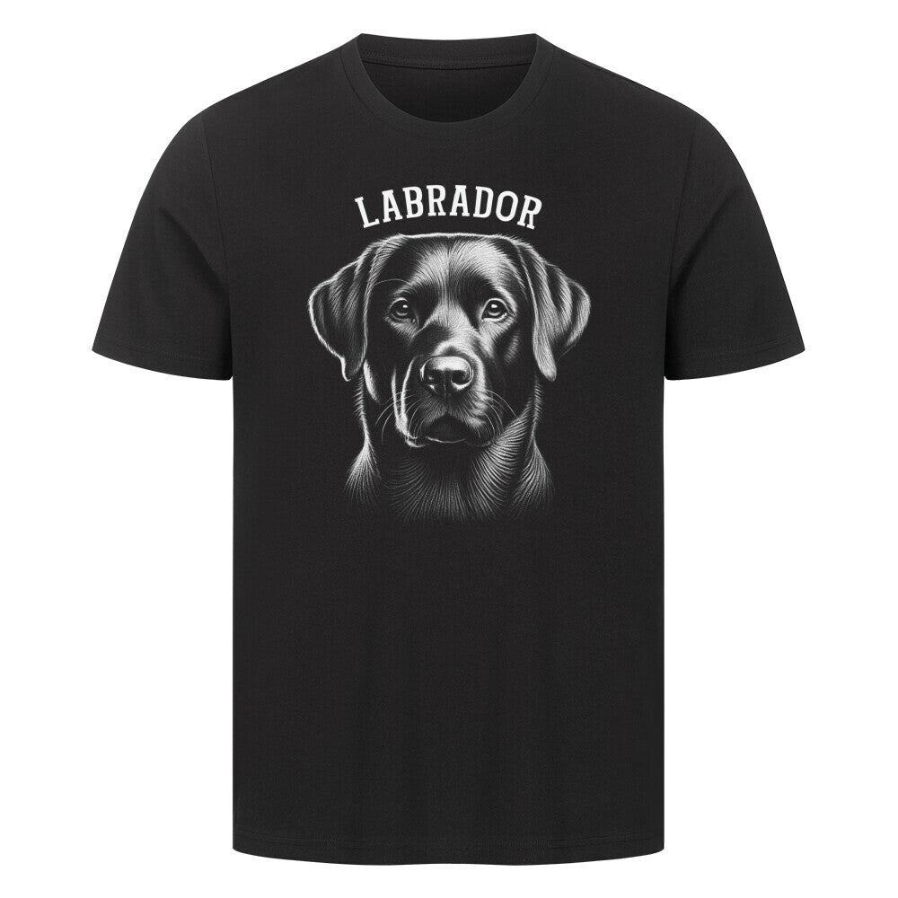 Premium T-Shirt "Labrador Retriever - Pure black" Schwarz – hunde-shirt.de