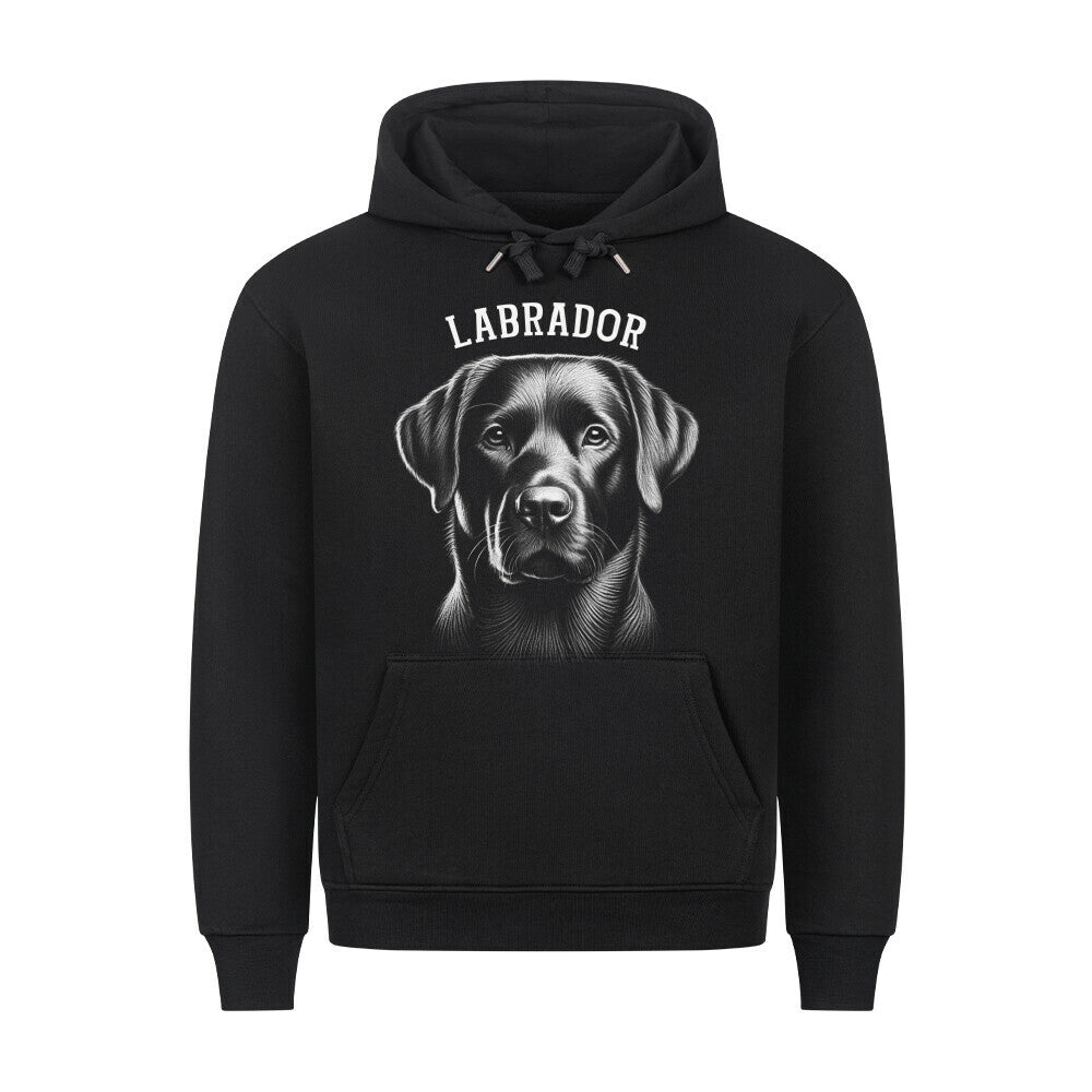 Premium Hoodie "Labrador Retriever - Pure black" Schwarz – hunde-shirt.de